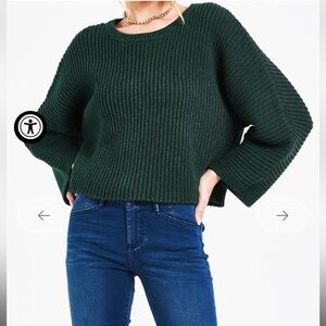 Dear John Parker Ribbed Wide Sleeve Sweater